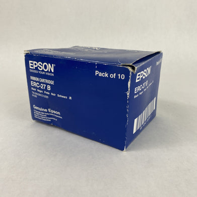 Epson ERC-27B Ribbon Cartridge Open Box Sealed Lot of 10