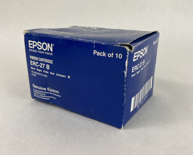 Epson ERC-27B Ribbon Cartridge Open Box Sealed Lot of 10