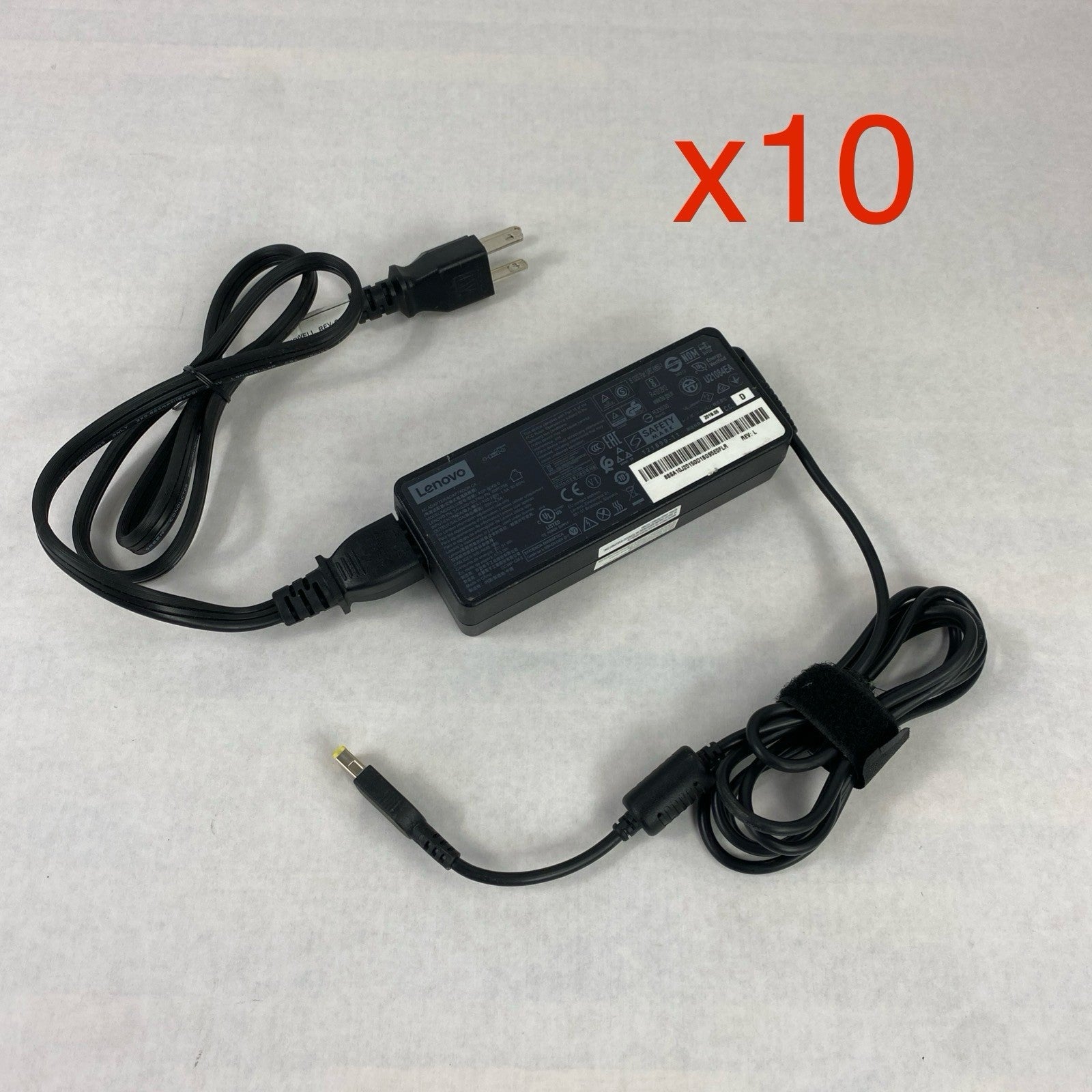 Lenovo ADP-90XD B 90W 20V 4.5A Slim Square Tip Charger AC Adapter (Lot of 8)