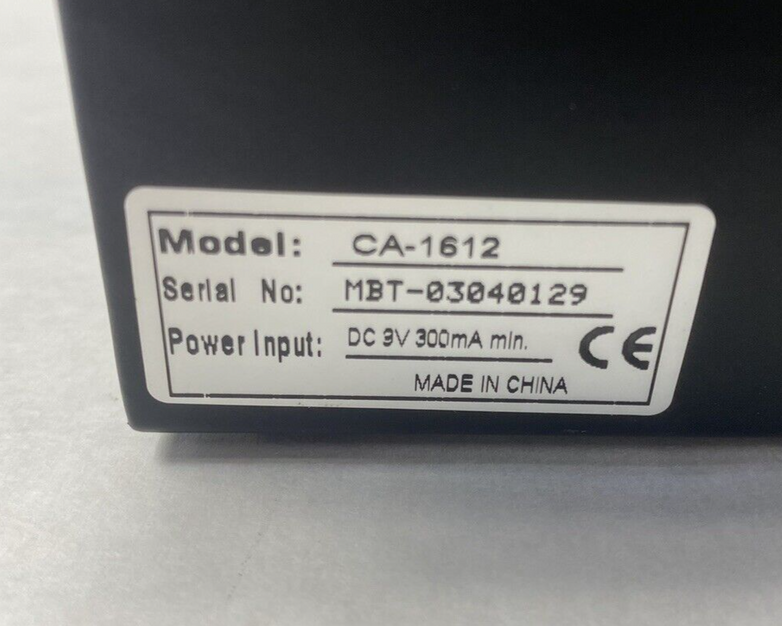 DMX Master CA-1612 DMX 512 Master Controller No Power Cord Tested
