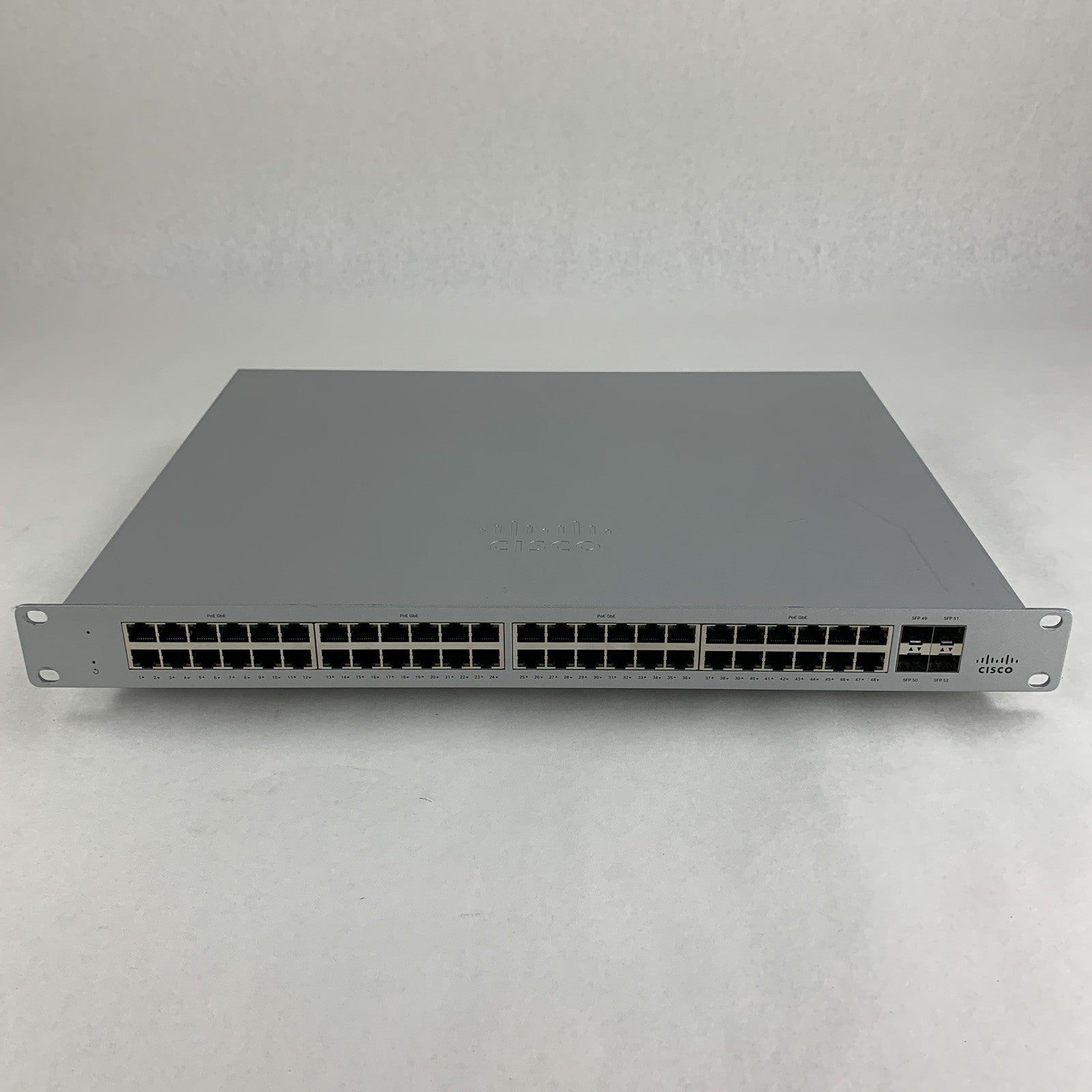 Cisco Meraki MS120-48LP-HW 48-Port PoE Managed Ethernet Switch Tested Reset