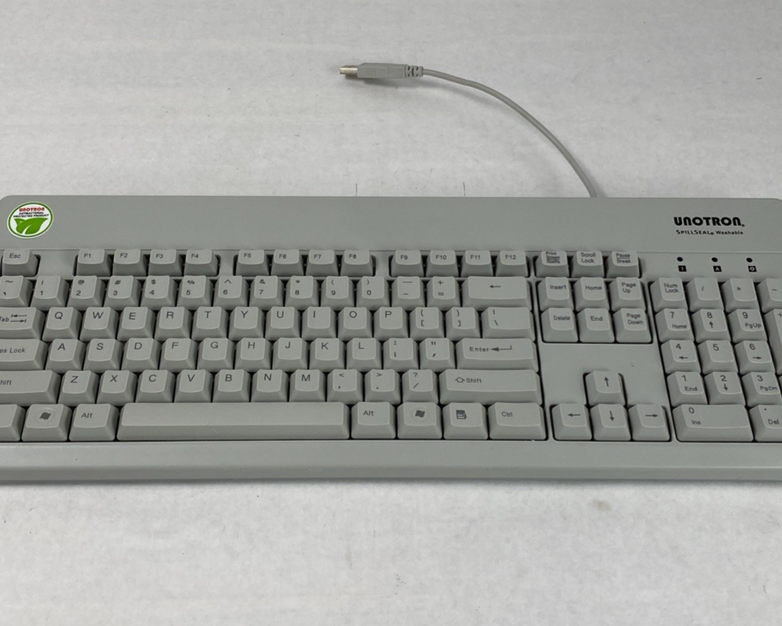Unotron S6000K SpillSeal Washable Antimicrobial Protected USB Keyboard Tested