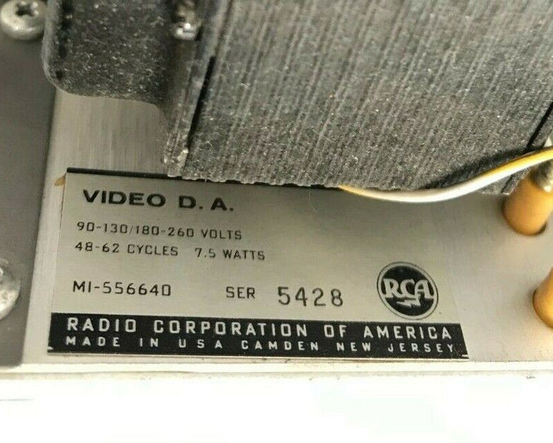 RCA D.A. MI-556640 48-62 Cycles 7.5 Watt I/O Board