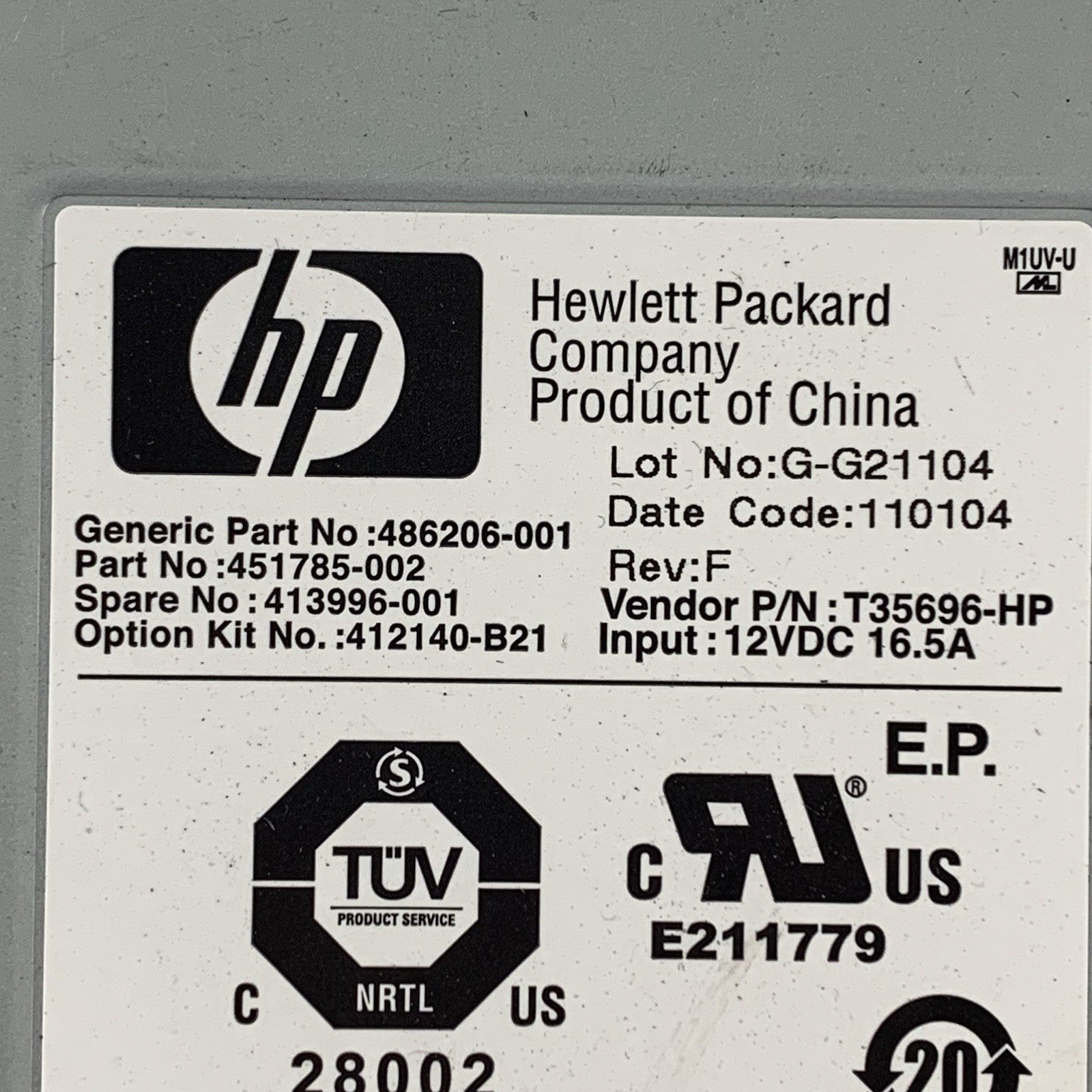 HP T35696-HP 486206-001 Cooling Fan Modules 451785-002 Lot of 10x4