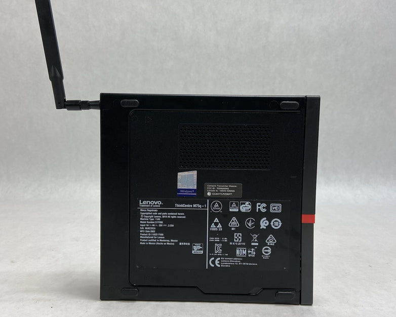 Lenovo ThinkCentre M75Q-1 MFF AMD Ryzen 5 Pro 3400GE 3.3GHz 8GB RAM No AC/HDD/OS