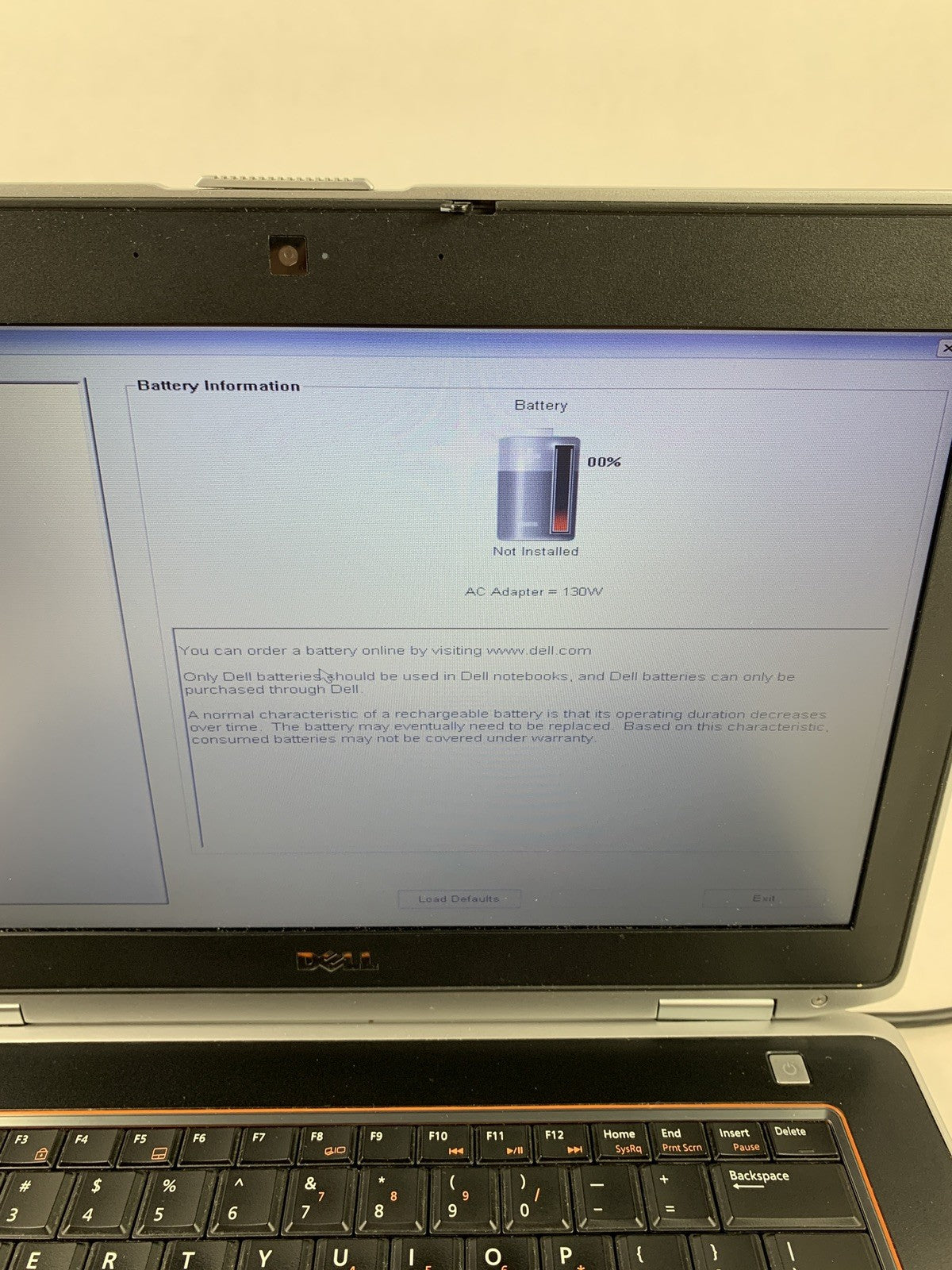 Dell Latitude E6420 14" i3-2330M 2.2 GHz 4 GB Ram No OS No HDD No Batt No AC