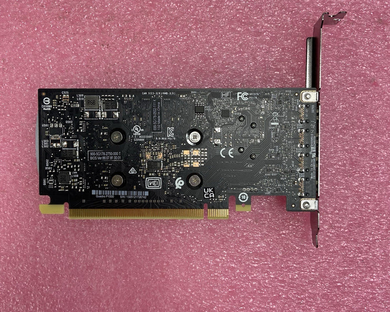 Nvidia Quadro P1000 699-5G178-0502-111 K PCIe Graphics Card