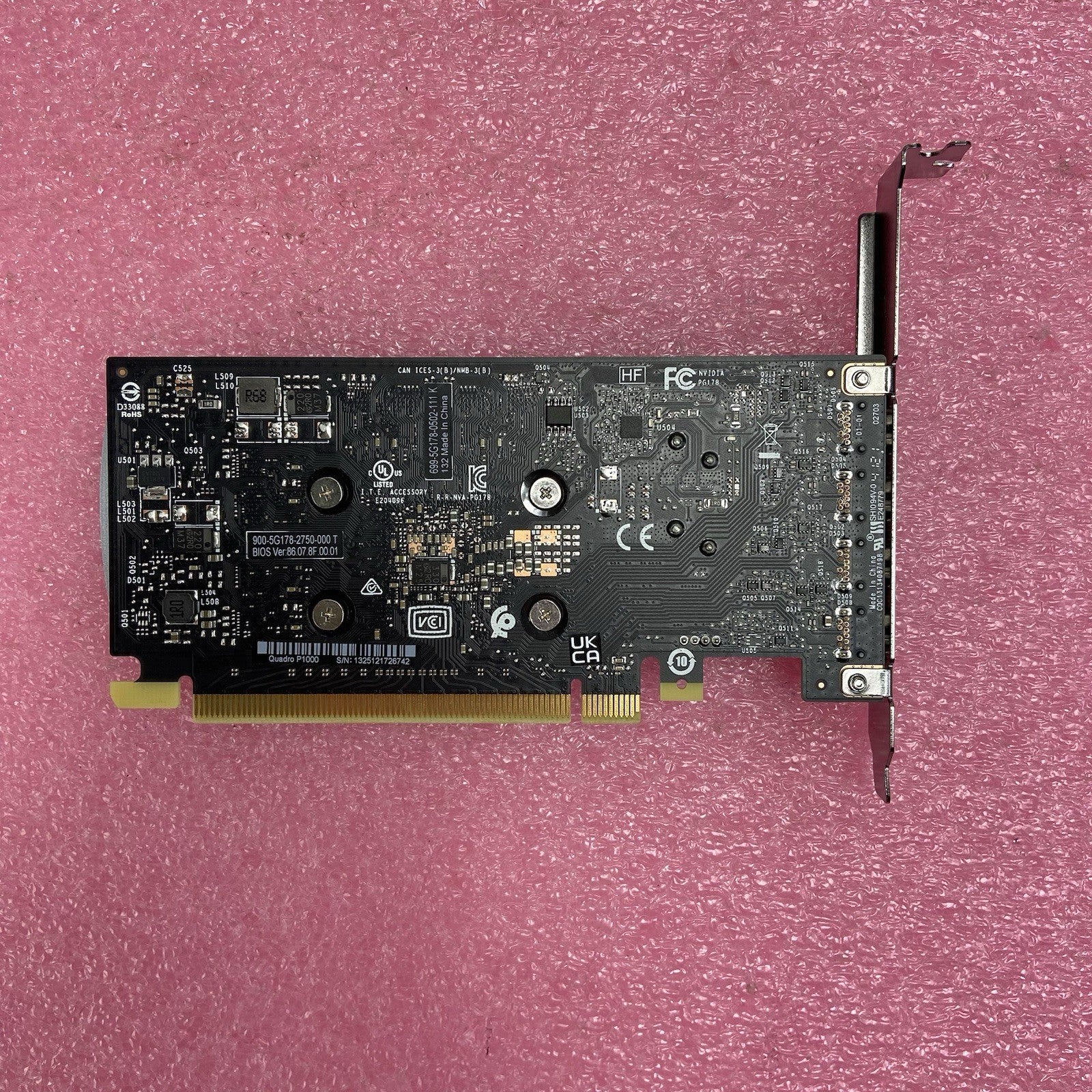 Nvidia Quadro P1000 699-5G178-0502-111 K PCIe Graphics Card6
