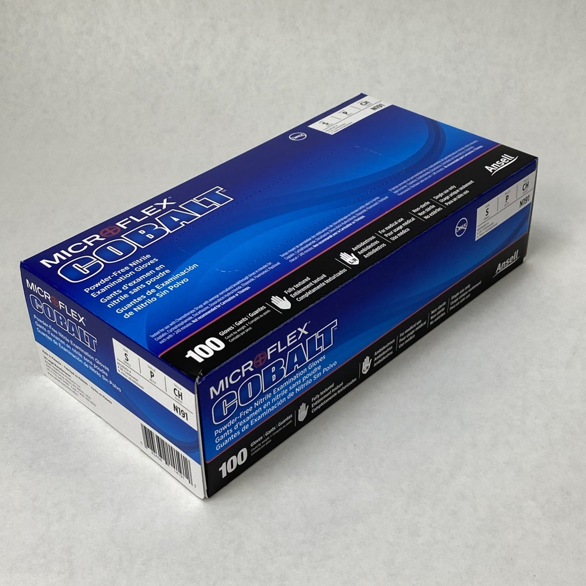 Ansell Cobalt N191 Powder Free Nitrile Examination Gloves Small - 1000 Count6