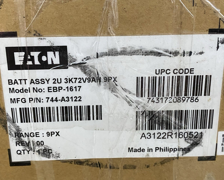 Eaton EBP-1617 Internal Replacement Battery Assembly