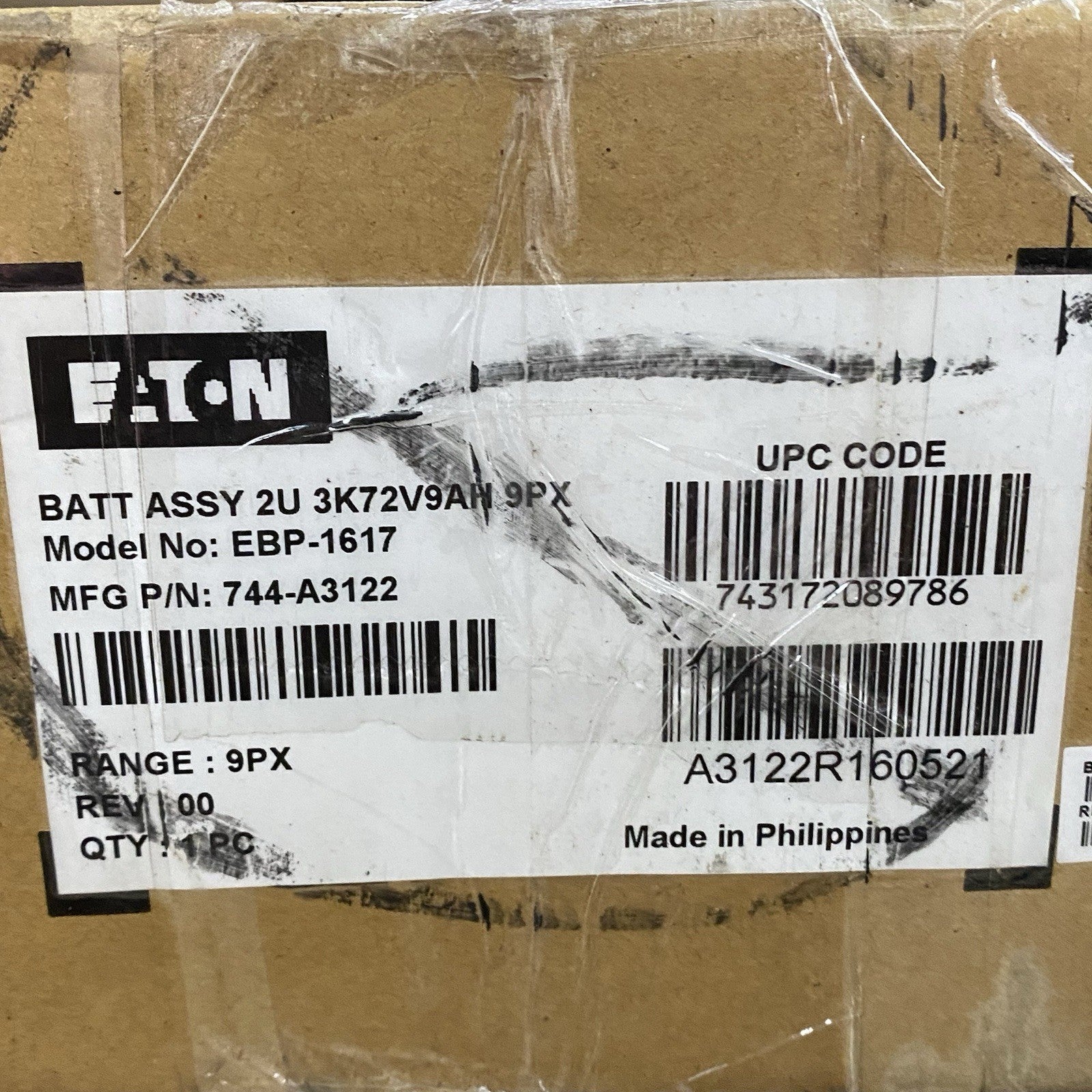 Eaton EBP-1617 Internal Replacement Battery Assembly3