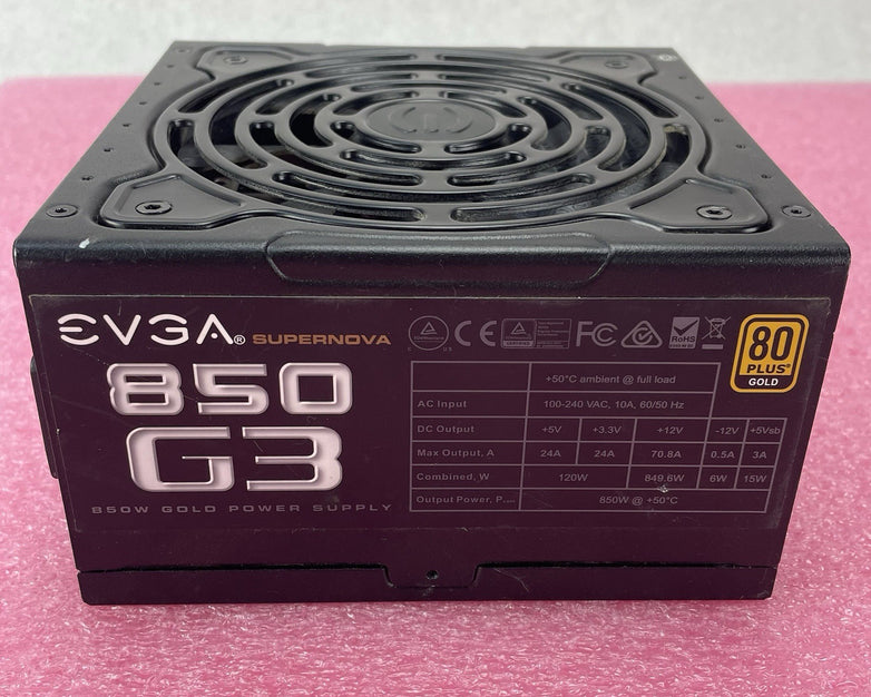 EVGA PSU 220-G3-0850 SuperNOVA 850 G3 850W 80 Plus