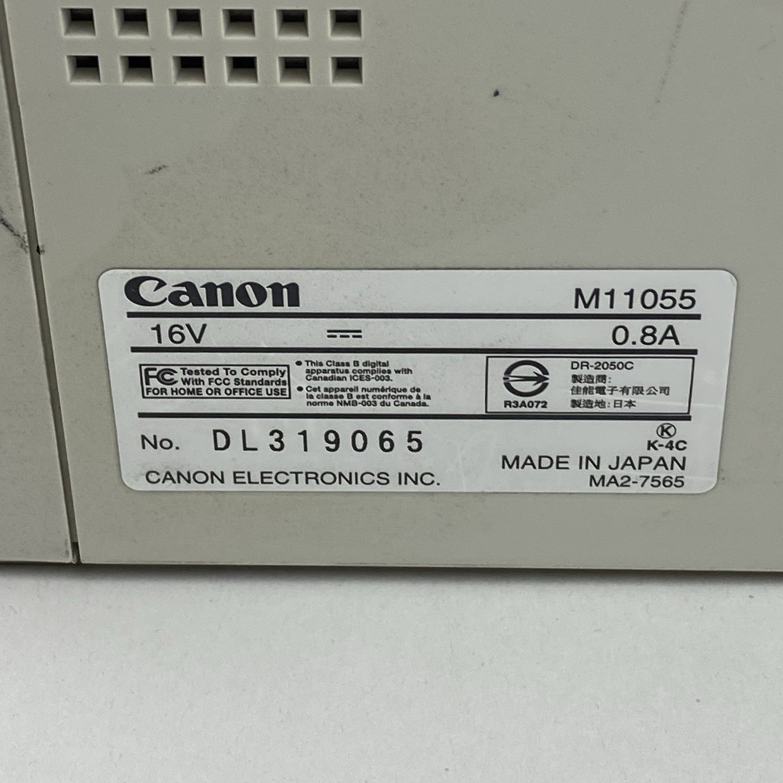 Canon Image FORMULA DR-2050C Document Scanner5