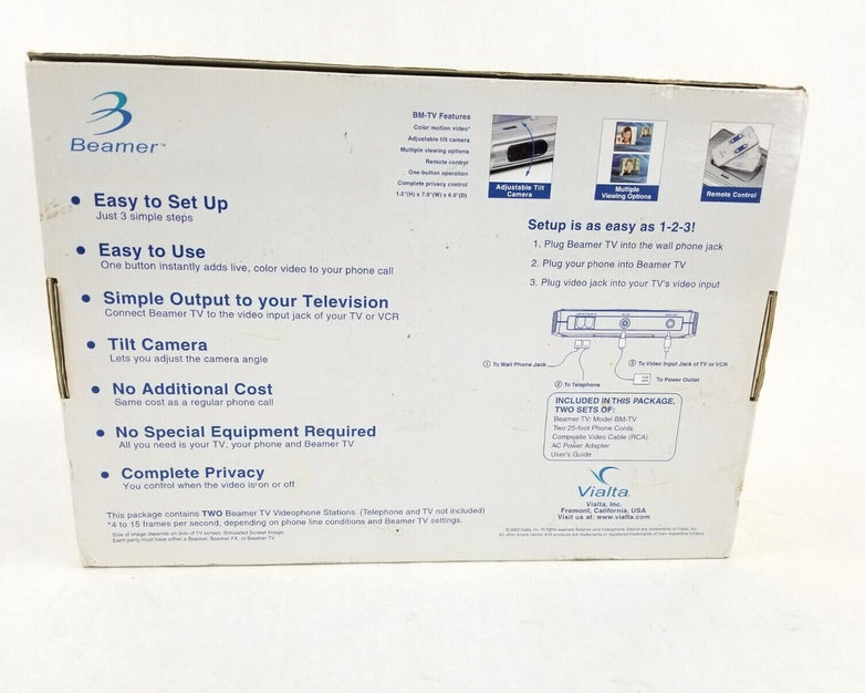 Vialta Beamer TV Videophone Station BM-TV Vintage Video Conference Phone
