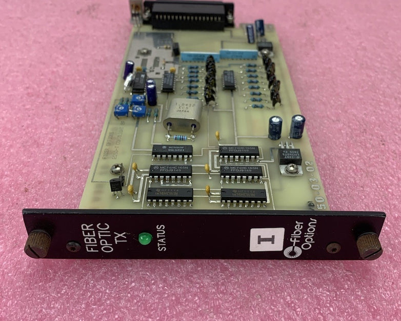Fiber Options 250D-T-R/1B3X Fiber Optic RX Receiver Card - Untested