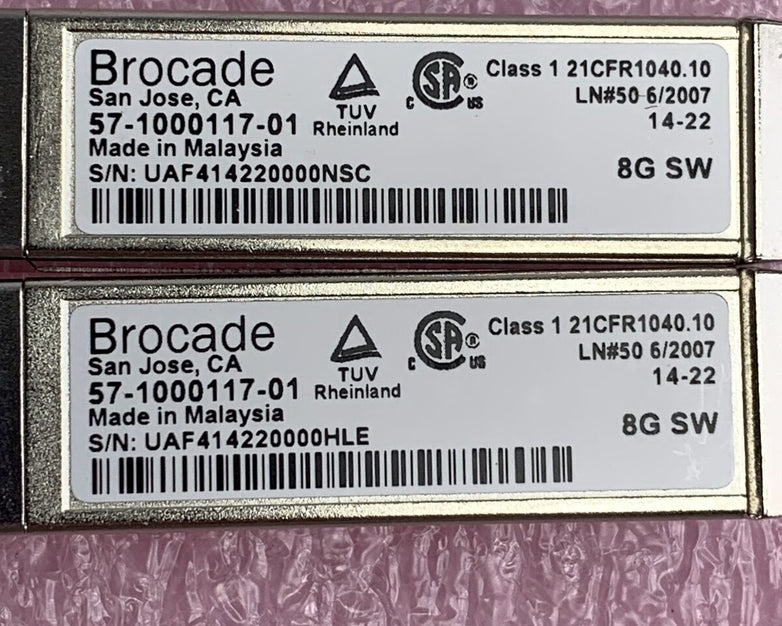 Lot of 2 Dell K54X2 Brocade SP 8GB FC HBA PCI-e Low Profile Fiber Channel Adapte