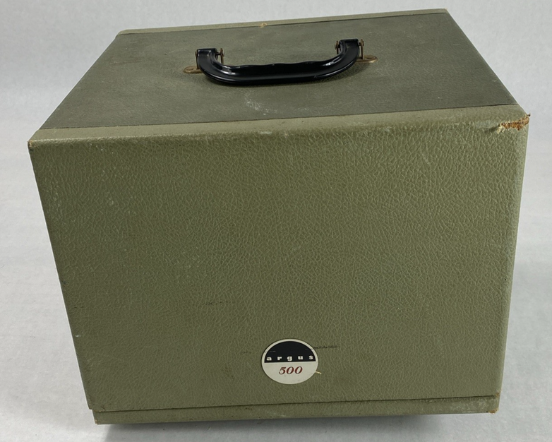 Argus 500 Model V Vintage 35mm Slide Projector Power Tested