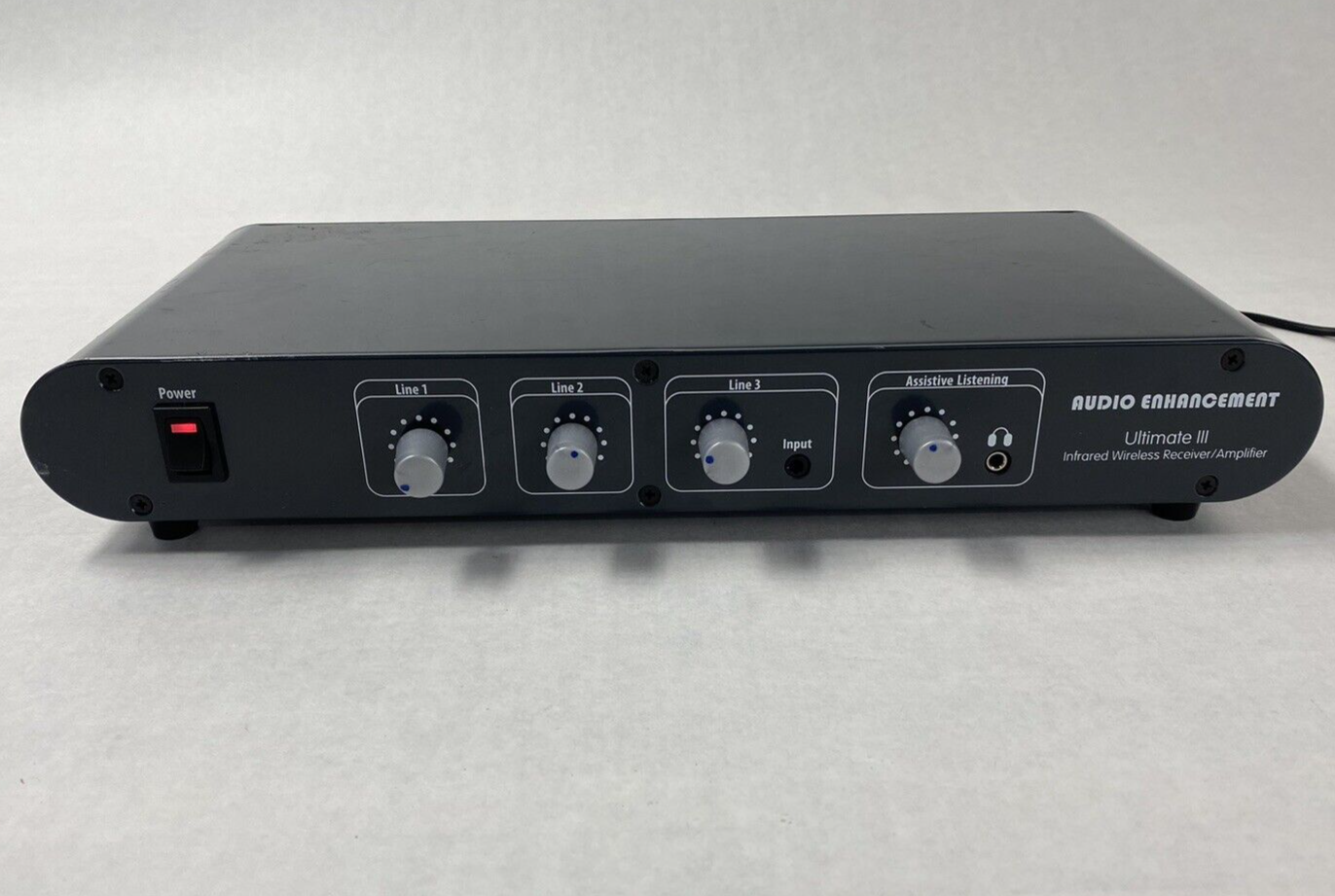 Audio Enhancement Ultimate III Infrared Wireless Receiver/Amplifier Power Tested