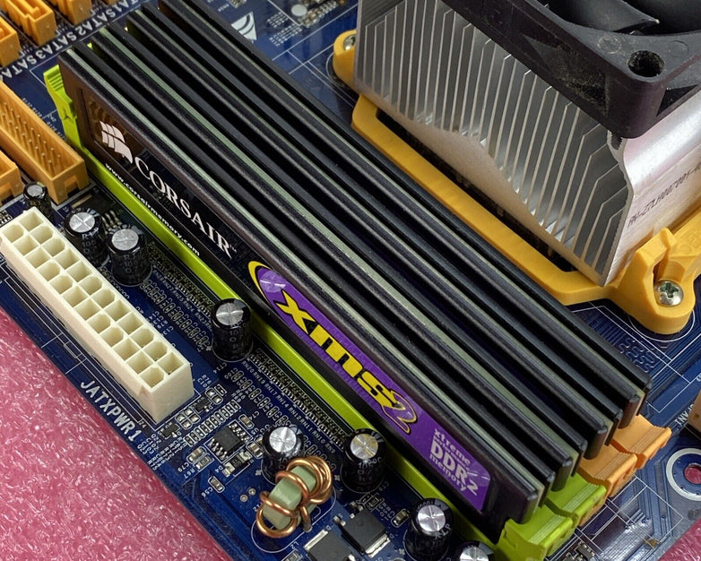 Biostar TF560 A2+ Motherboard AMD Athlon 64 x2 2.21GHz 4GB RAM w/ Shield