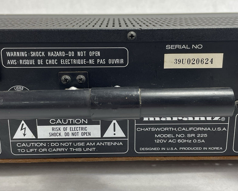 Marantz SR225 Stereo Receiver Tested