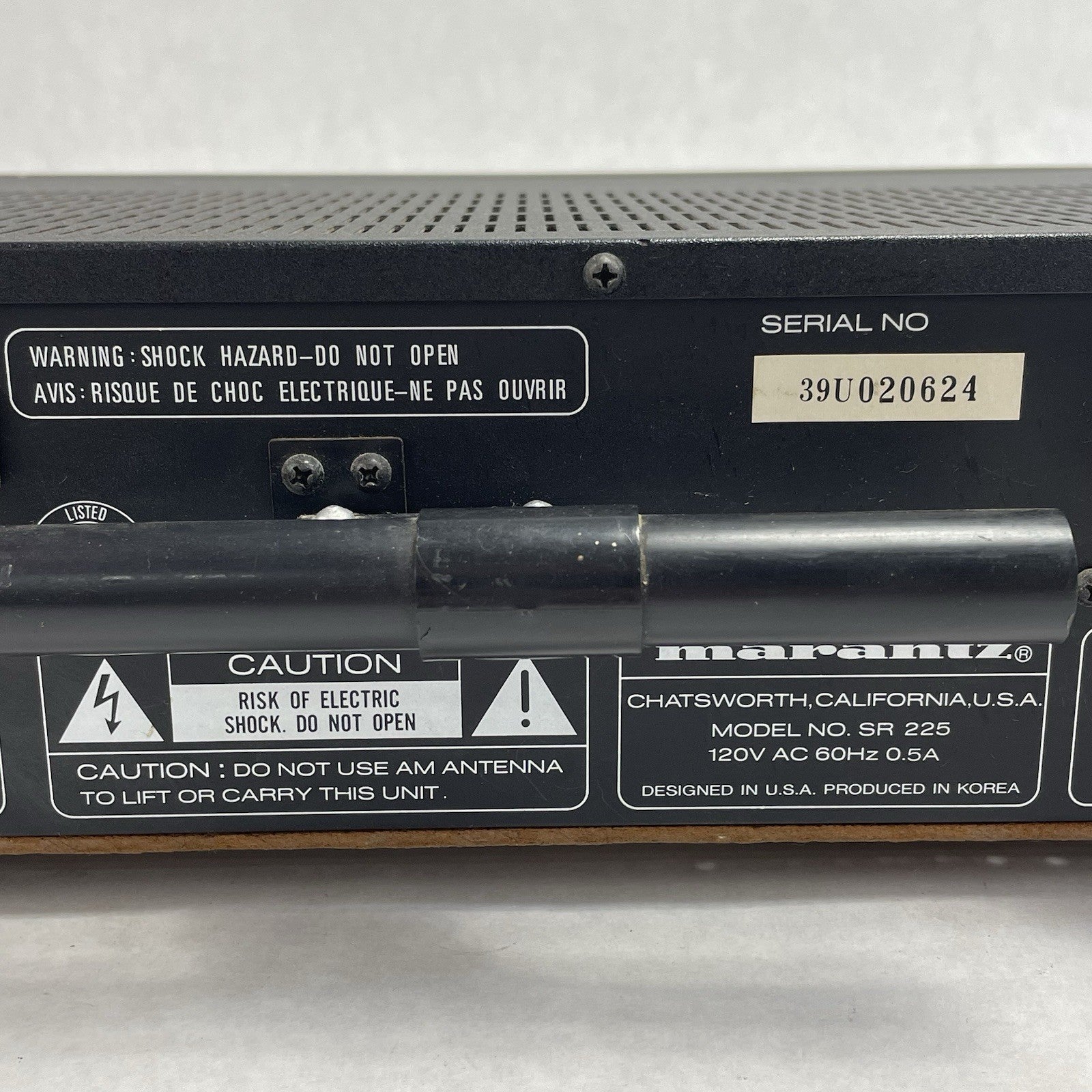 Marantz SR225 Stereo Receiver Tested12