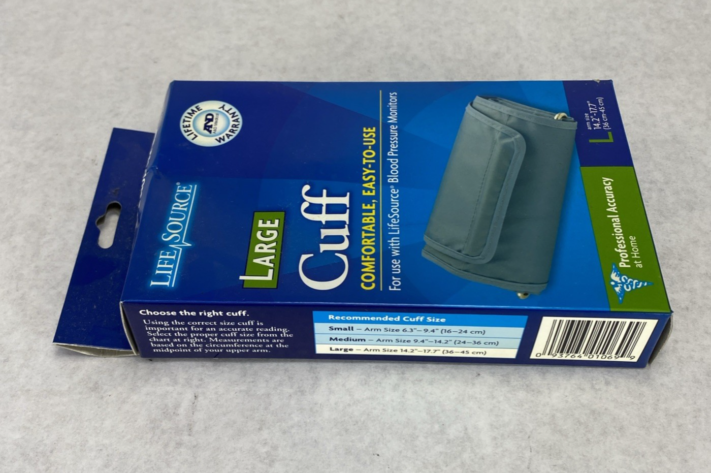 Life Source UA-281 Replacement Blood Pressure Cuff 14.2"-17.7" (Lot of 8)