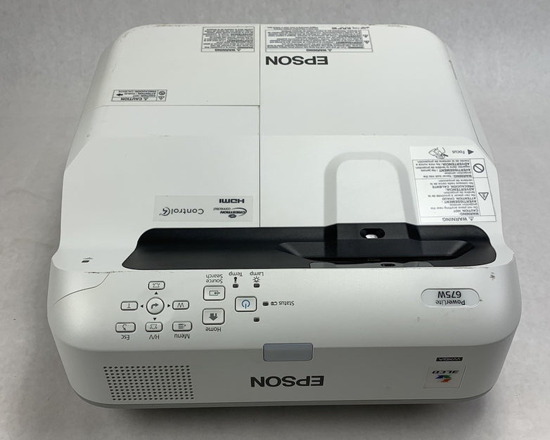 Epson H745A BrightLink 675W LCD Projector No Remote 1116 Lamp Hours