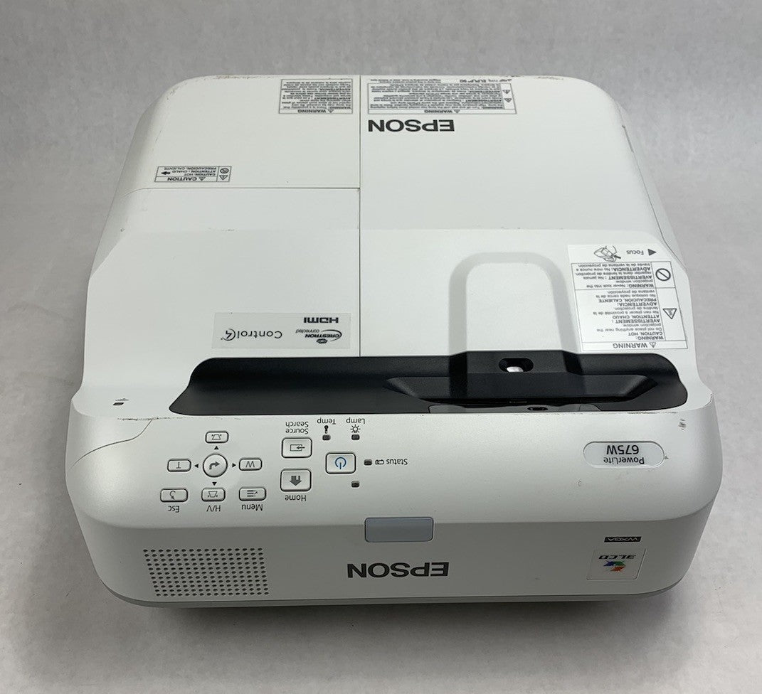 Epson H745A BrightLink 675W LCD Projector No Remote 1116 Lamp Hours