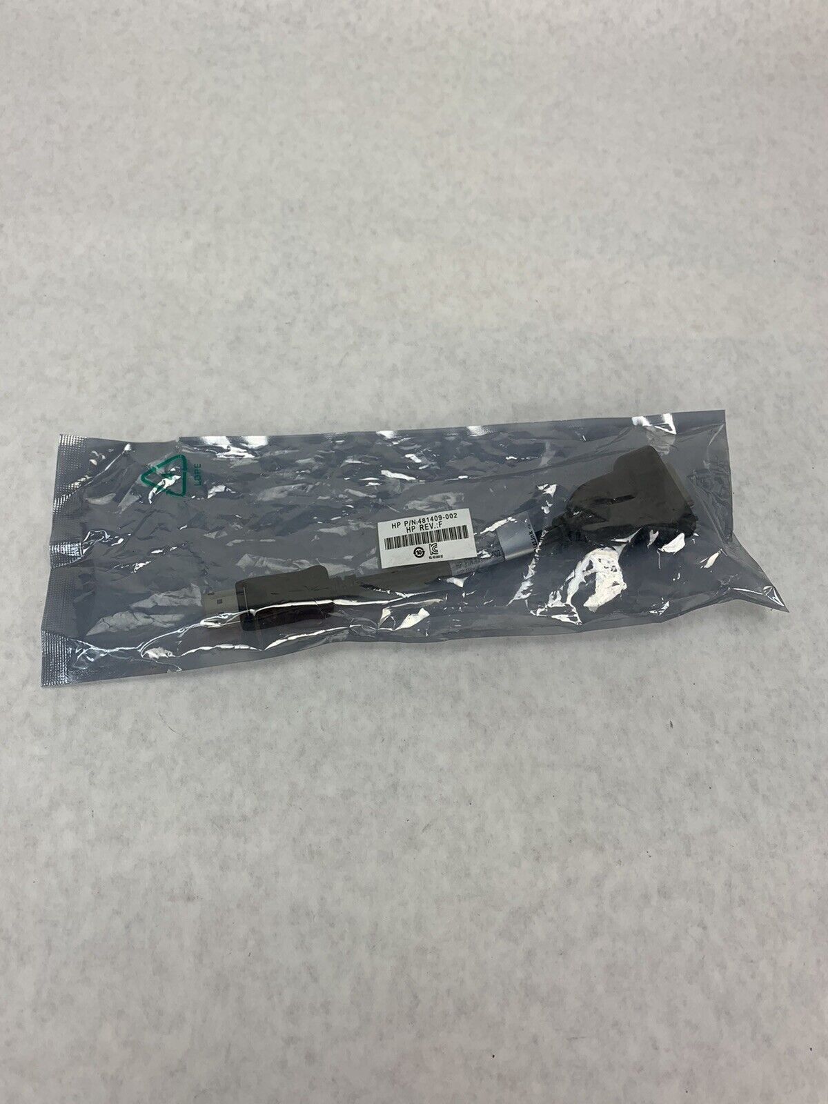 Lot 3 New HP Display Port to DVI Monitor AV Video Adapter Cable - 481409-002