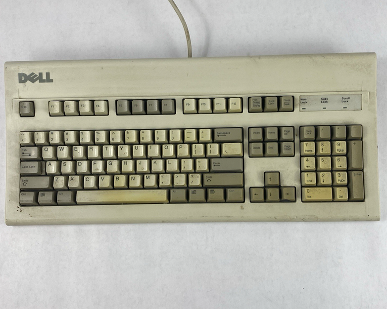 Dell AT101W Keyboard w/ 6 Pin Power Cord