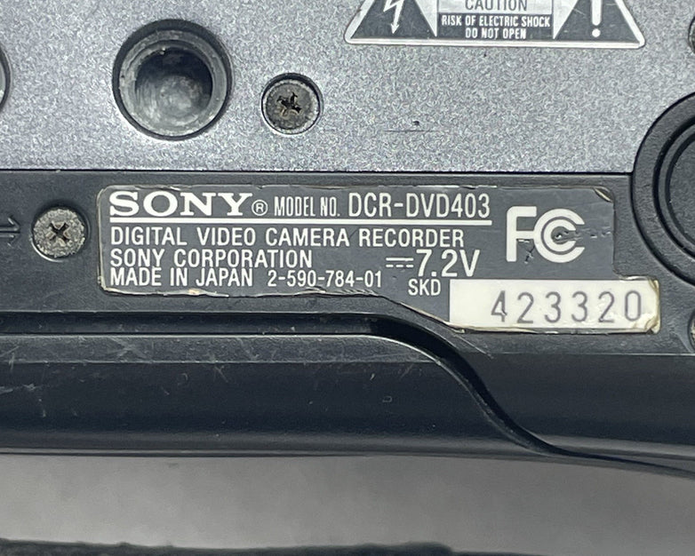 Sony Handycam DVD Camcorder DCR-DVD403