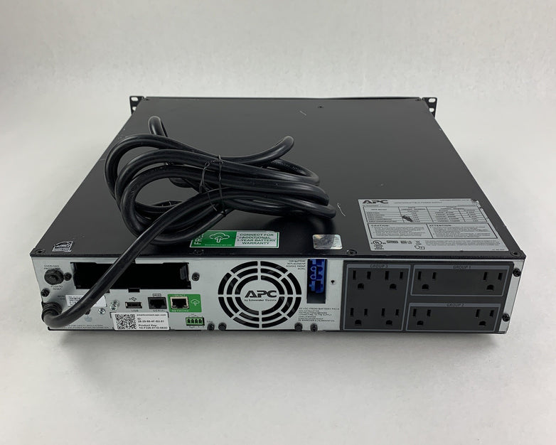 APC SMX1500RM2UC Networks UPS 1500VA Smart Batt Backup Tested No Batteries