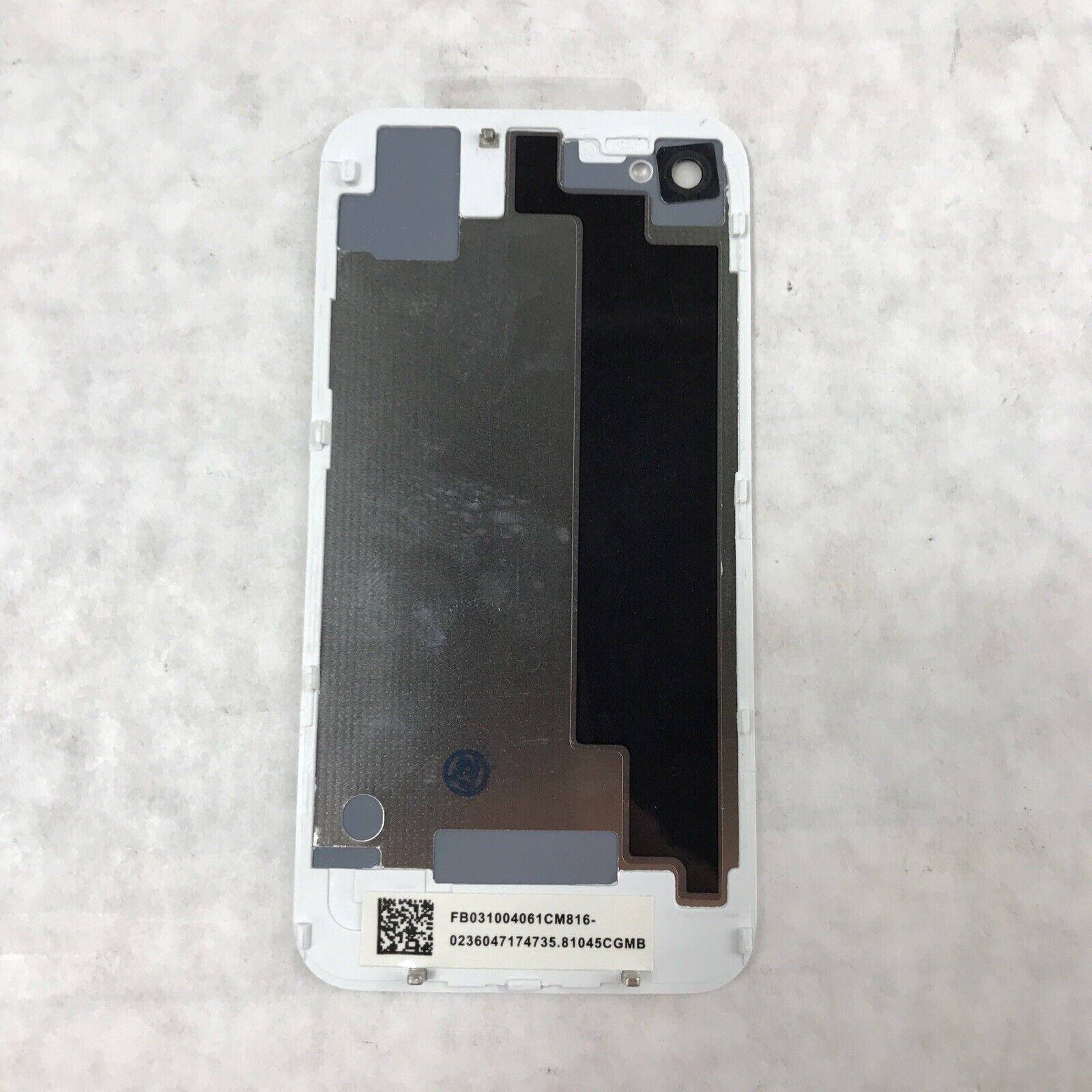 Apple FB031004061CM816 iPhone 4 Glass Back Battery Cover Color White A1332