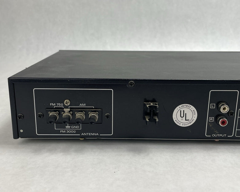 Kenwood KT-42B Stereo Synthesizer AM/FM Digital Preset Tuner RCA Black