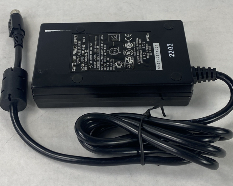 DVE DSA-0301-05 770340-05 5V 4.0A 4-Pin Din Switching Power Supply (Lot of 9)
