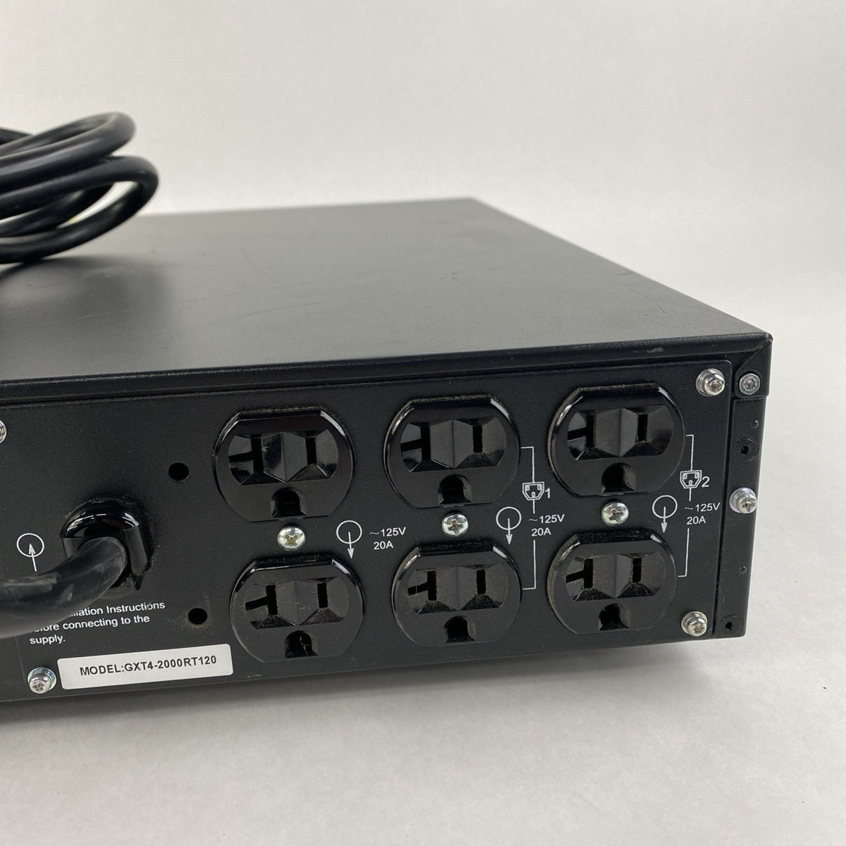 Vertiv Liebert GXT4-1500RT120 Battery Backups Tested - No Batt Ears Card9