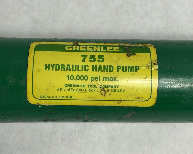 Greenlee 755 Hydraulic Hand Pump