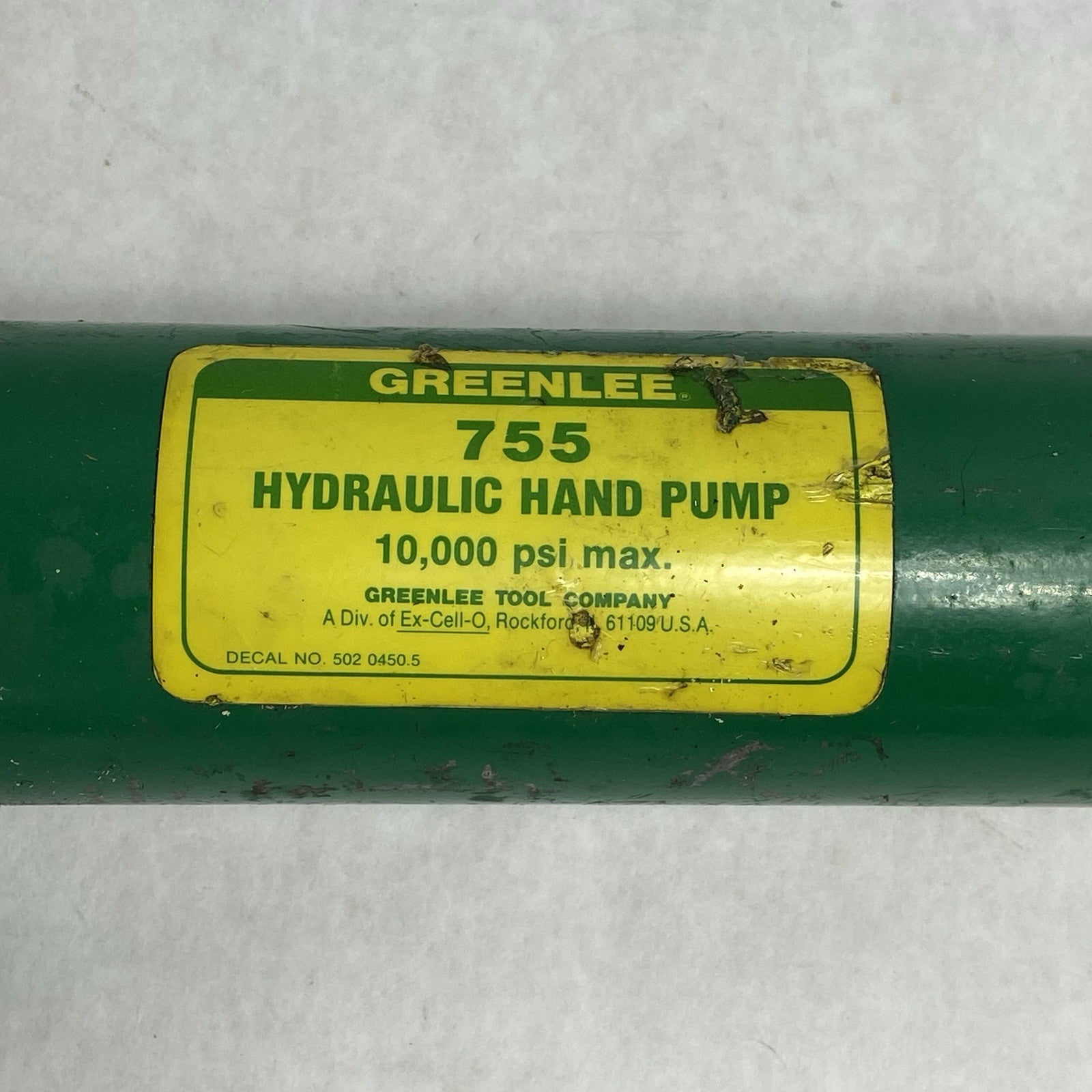 Greenlee 755 Hydraulic Hand Pump4