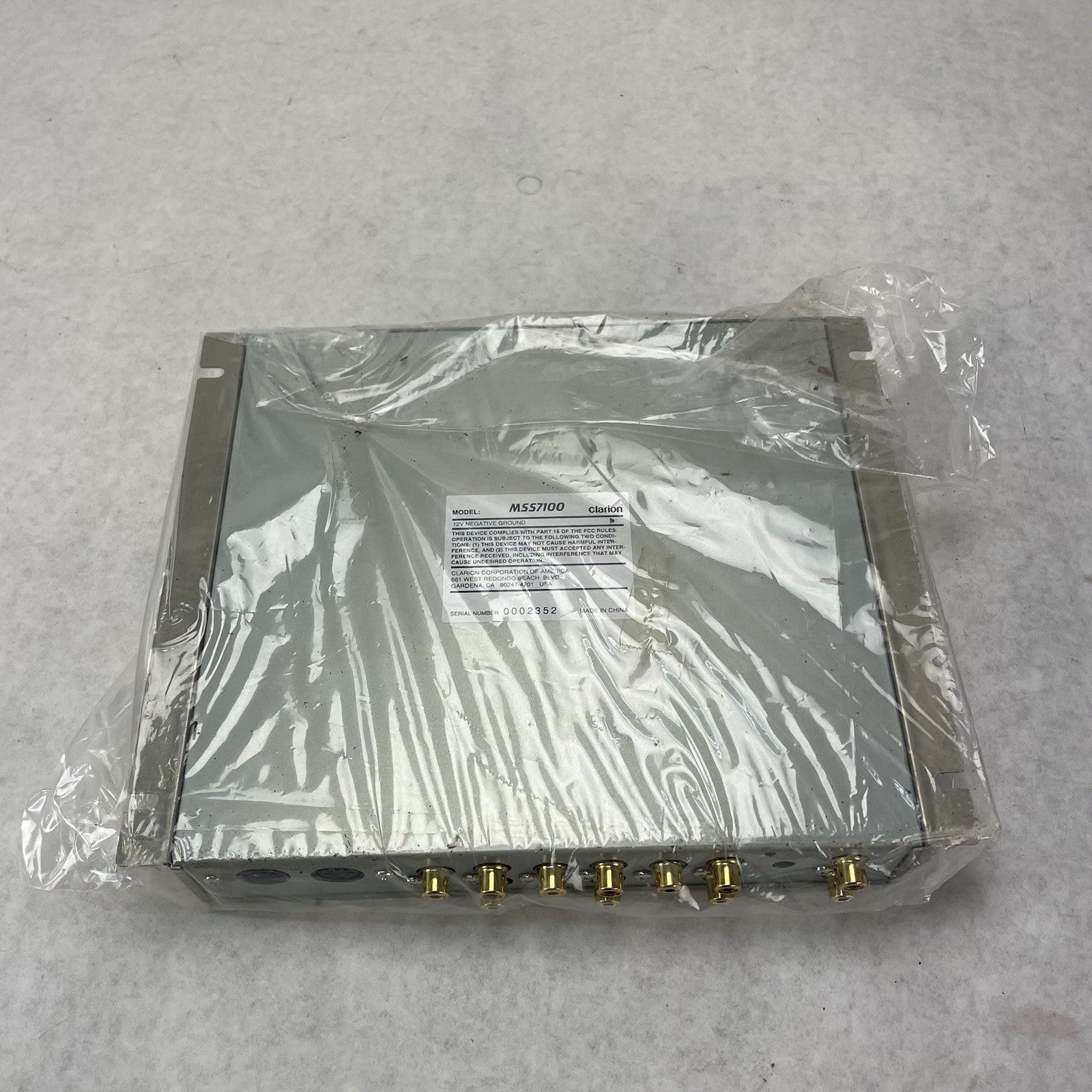 NOS Clarion Provideo MSS7100 Multi Source Switcher Untested Open Box7