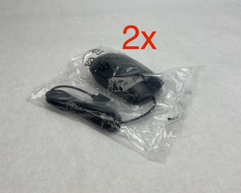 Dell MS116 Optical Black USB Scroll Wheel Mouse Lot of 2