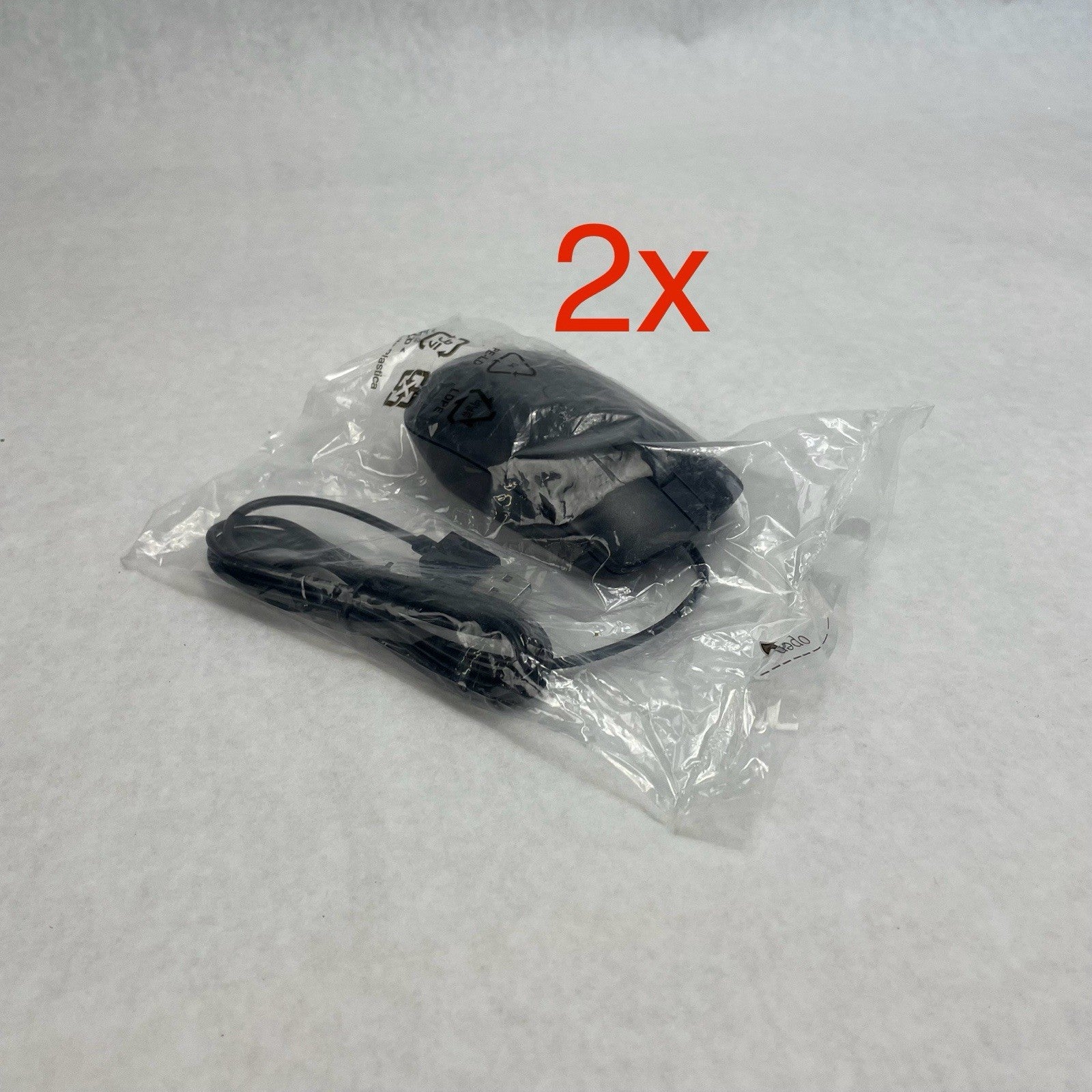 Dell MS116 Optical Black USB Scroll Wheel Mouse Lot of 2