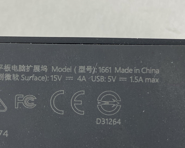 Microsoft 1661 Docking Station for Microsoft Surface Pro Untested (Lot of 5)