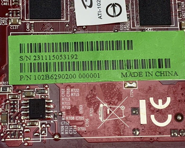AMD ATI-102-B62902(B) RADEON GRAPHICS VIDEO CARD MODEL B629