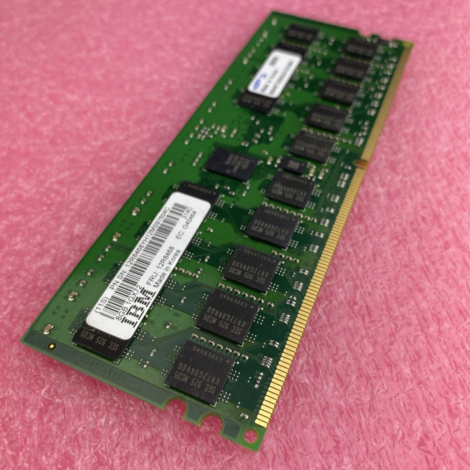 IBM 12R8468 Memory 8GB 400MHz DDR2 DIMM 276-Pin RAM Untested Lot Of 2