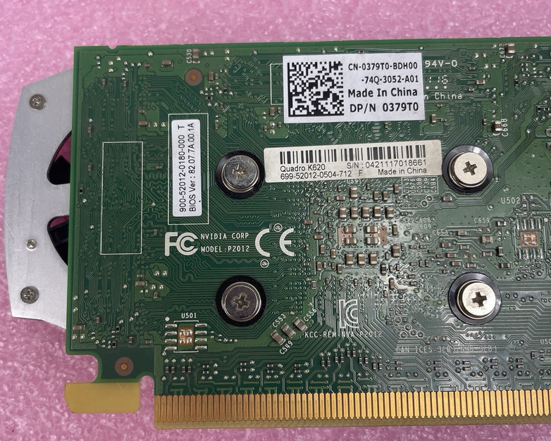 NVIDIA Quadro K620 2GB PCI-E Video Graphics Card DP DVI-I