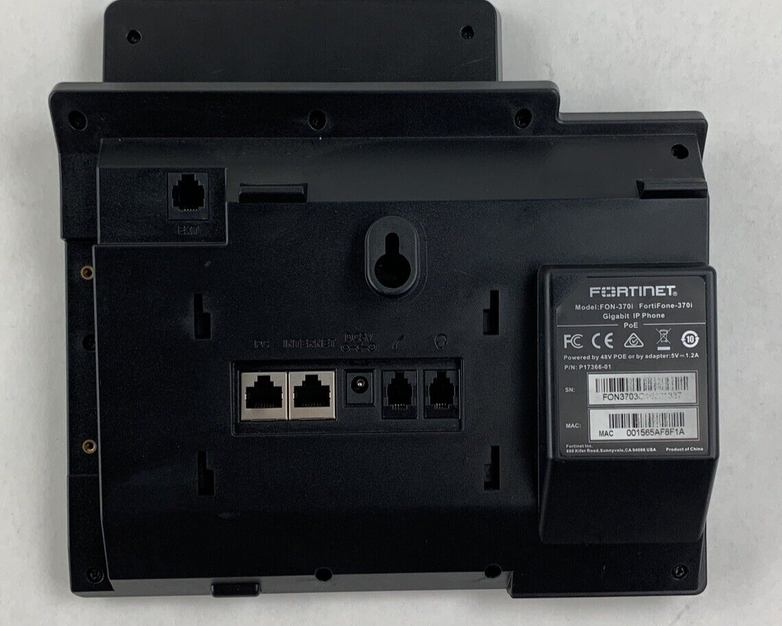 Fortinet FortiFone FON-370i Gigabit IP Phone No Handset or Stand Tested Reset