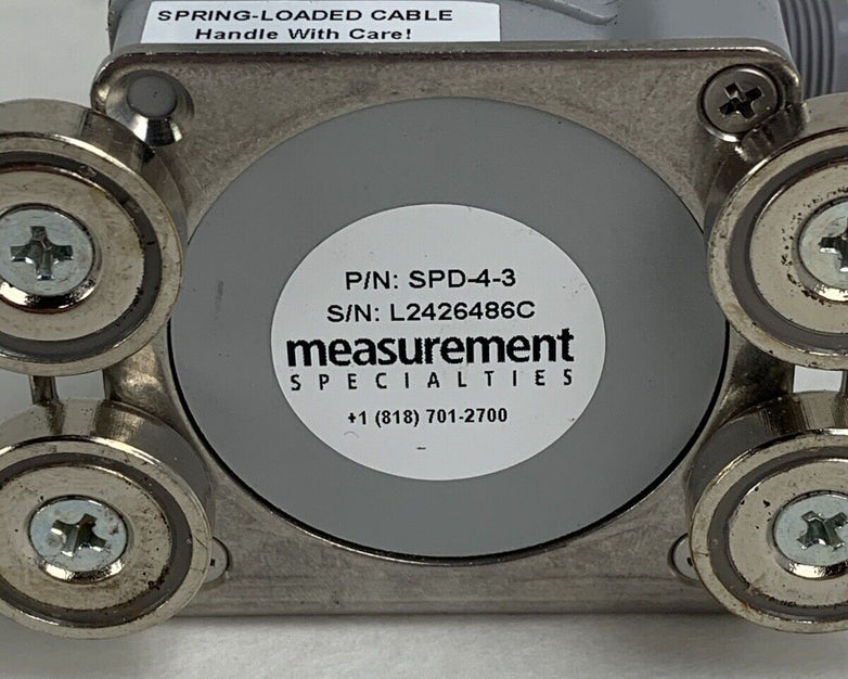 Measurement Specialties SPD-4-3 Rope Displacement Sensor Position Broken Tether
