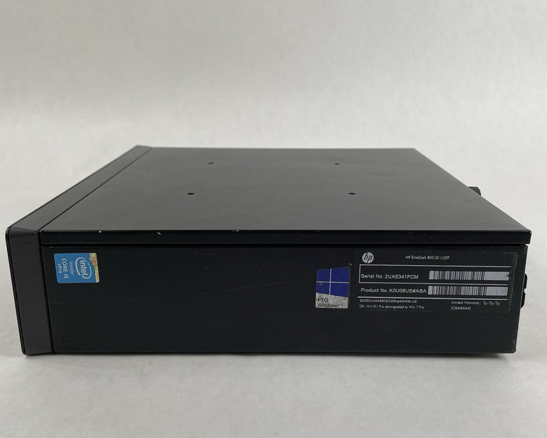 HP EliteDesk 800 G1 USFF i5-4590s 3.00 GHz 8 GB RAM No HDD/OS/AC