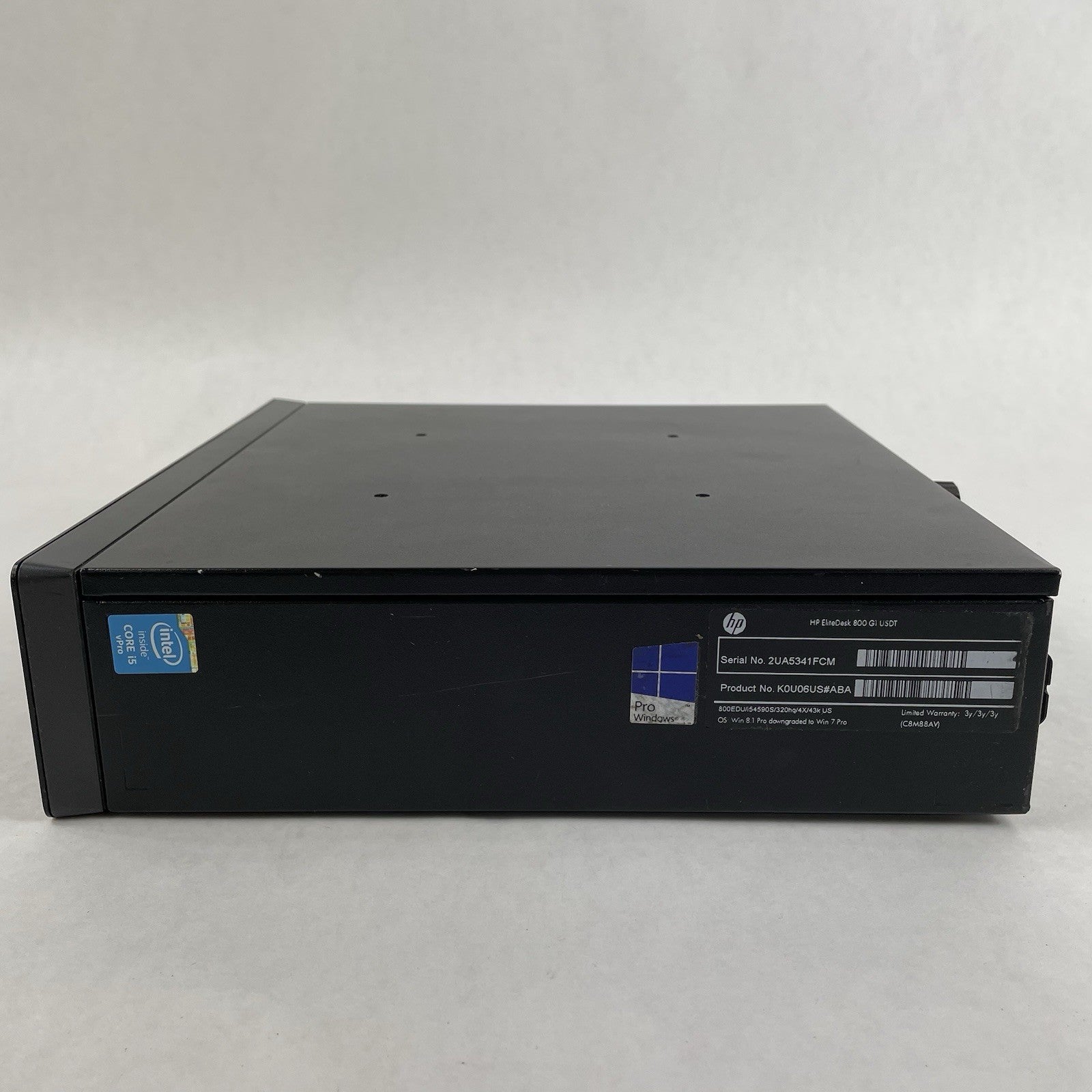 HP EliteDesk 800 G1 USFF i5-4590s 3.00 GHz 8 GB RAM No HDD/OS/AC4