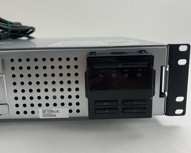 APC SMT750RM2U Line Interactive Rackmount No Battery No Faceplate W/ Caddy Cover